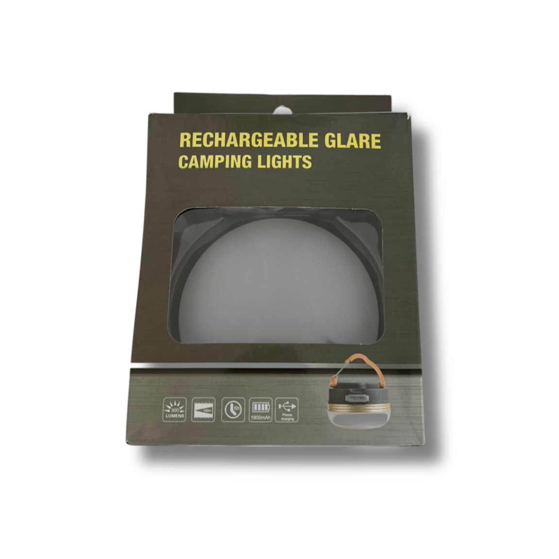 LED Lampe med ophæng og Powerbank